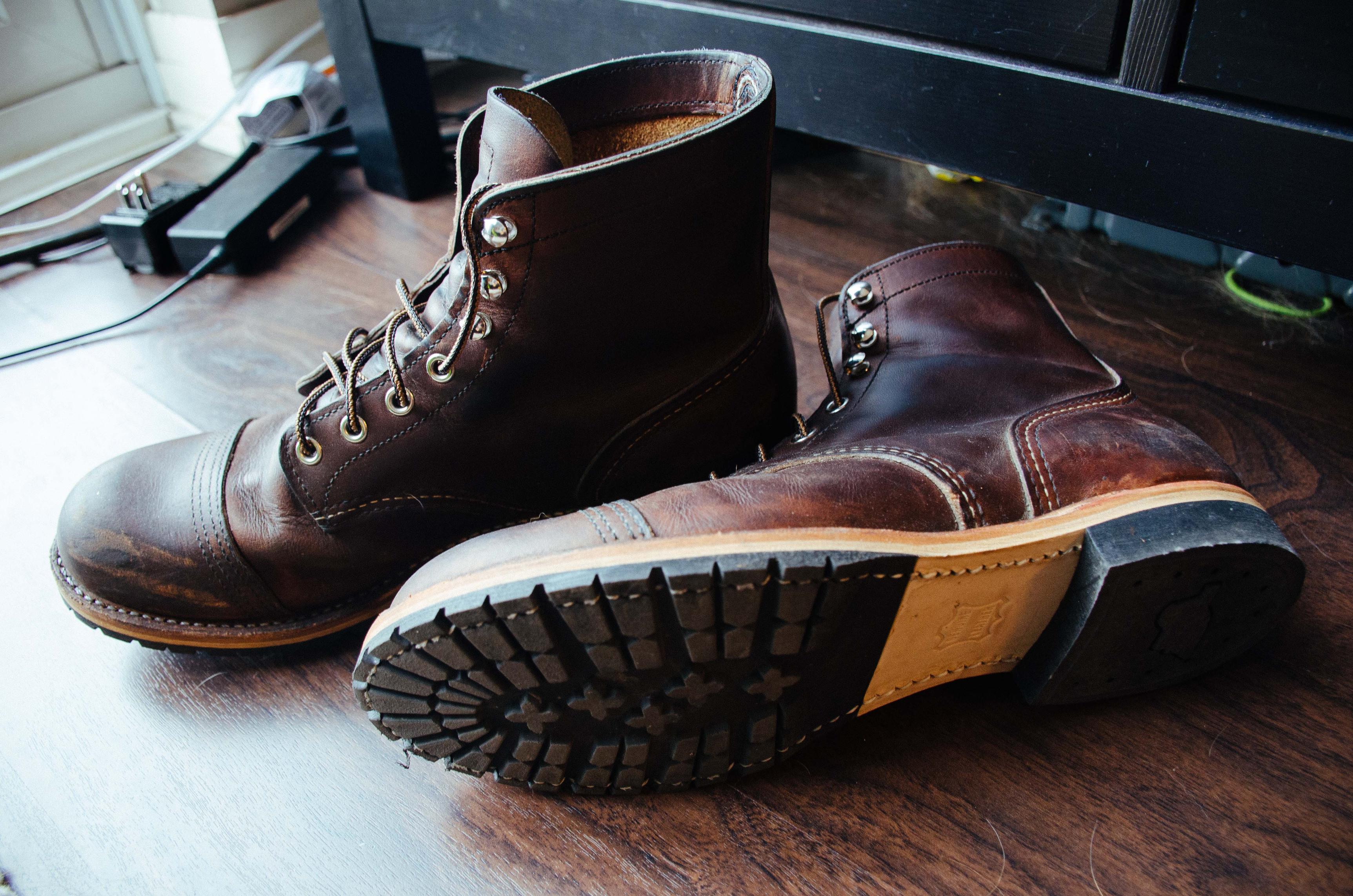 red wing iron ranger vibram sole