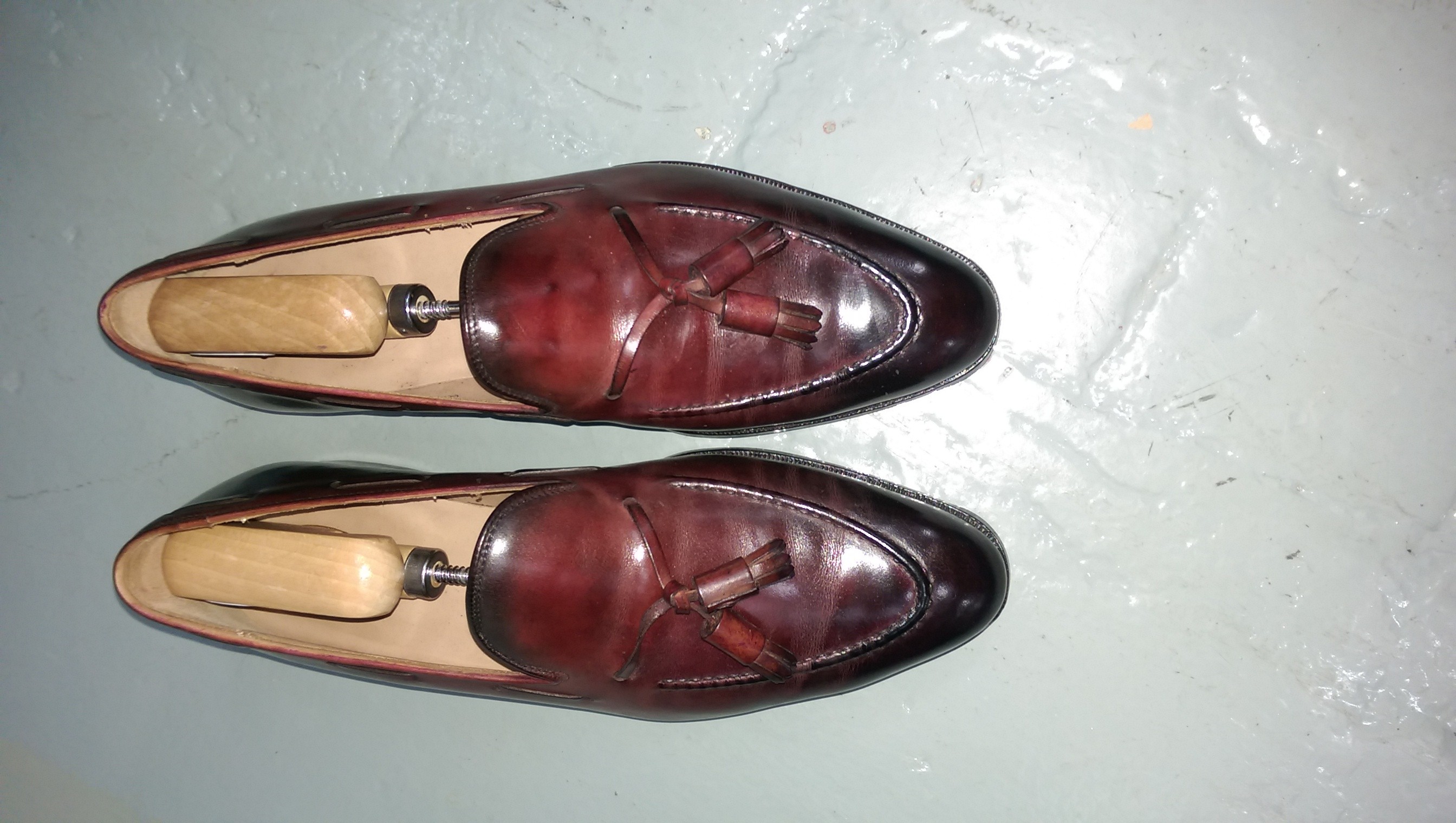 Price Drop] George Cleverley Hand Burnished Adrian Tassel Loafers 