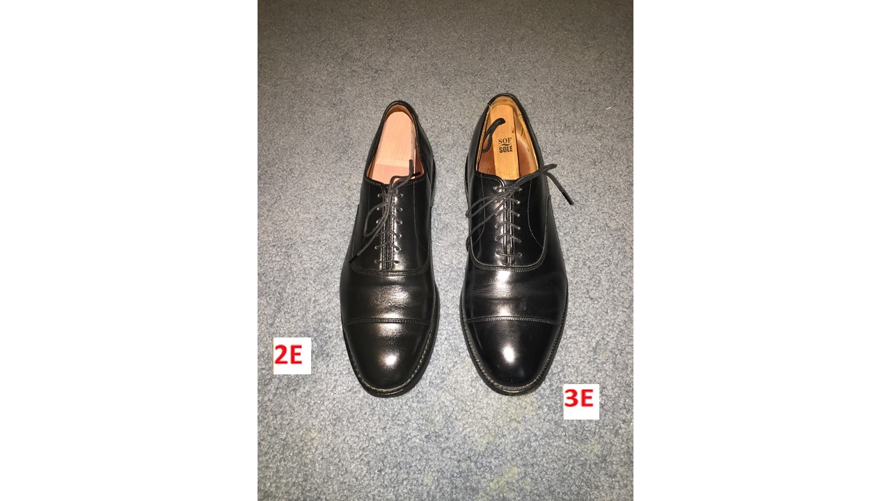 3e shoe width