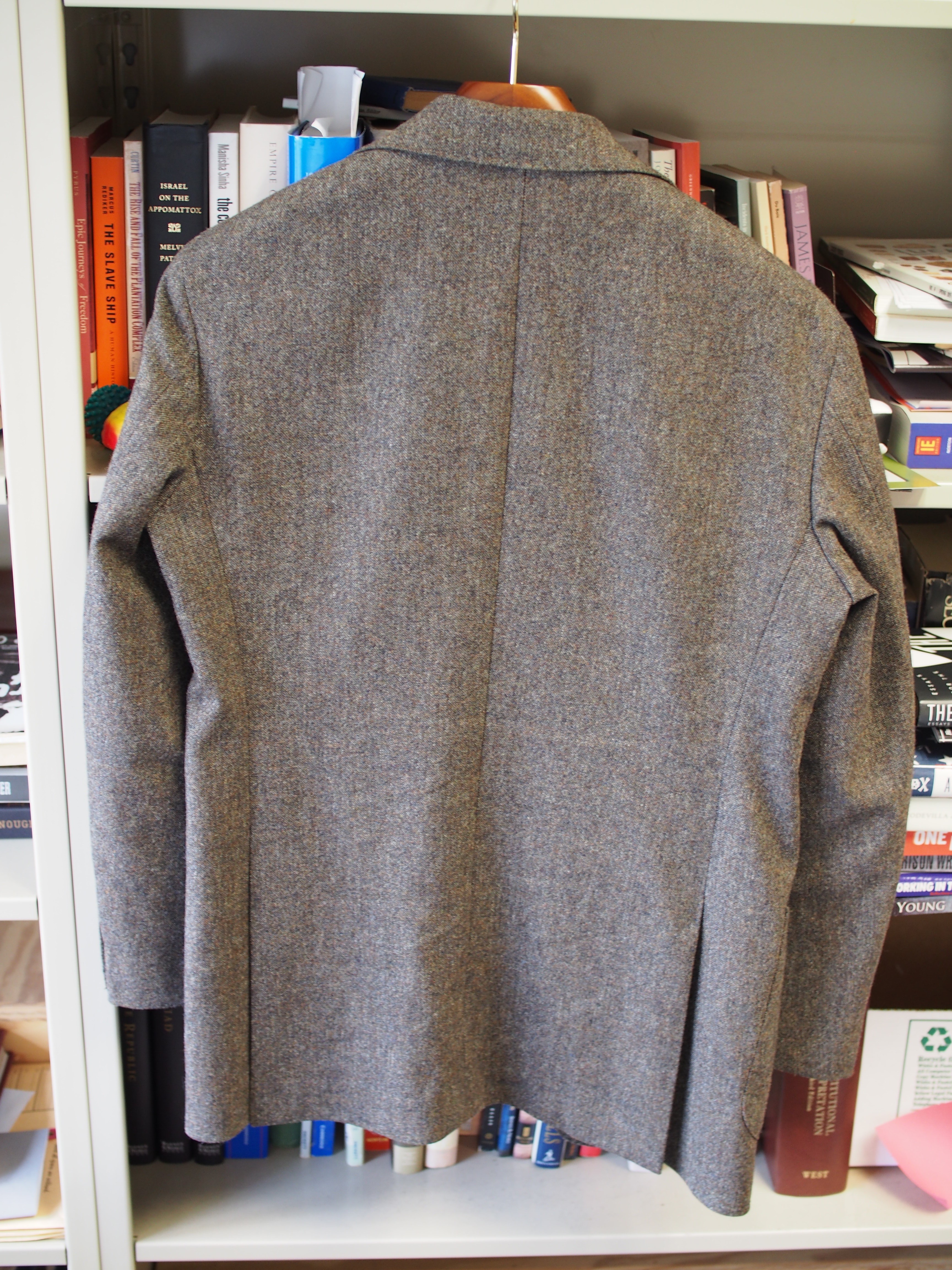 Kent Wang Abraham Moon merino tweed jacket -- approx. US 38-39