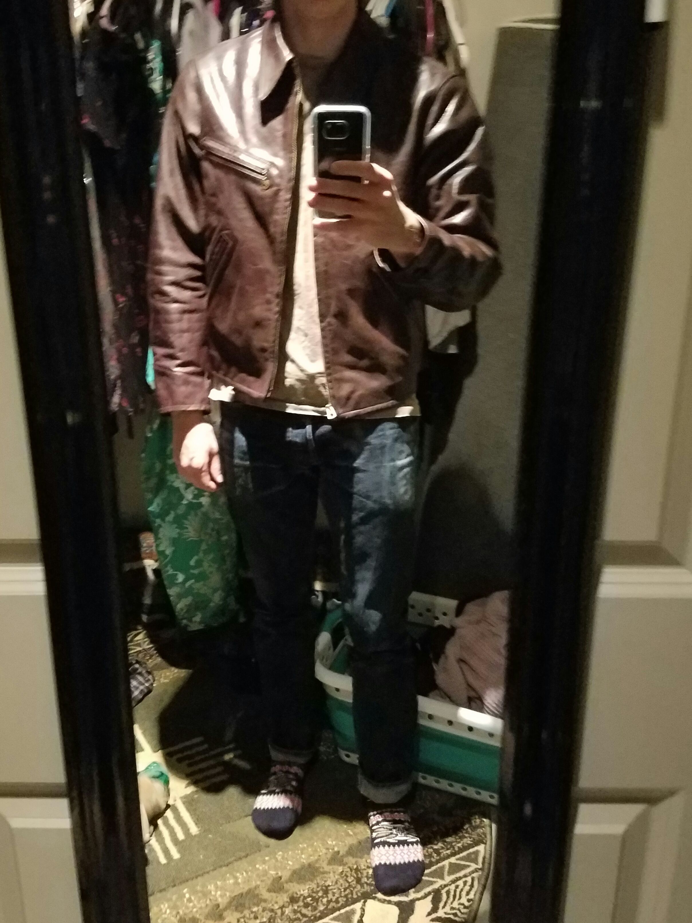 rrl morrow leather jacket