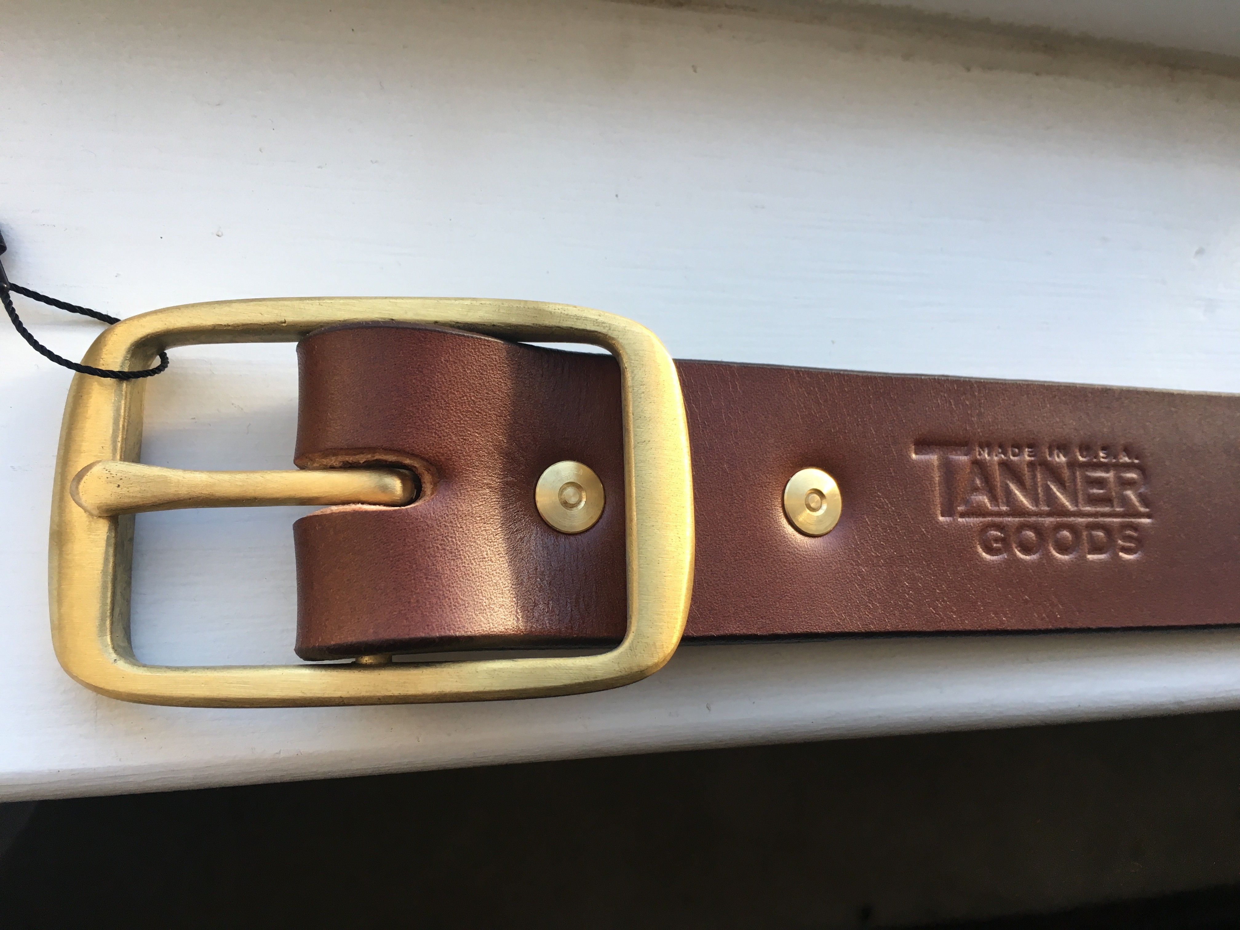 Tanner Goods “Standard” belt findings, opinion, and pictures | Styleforum