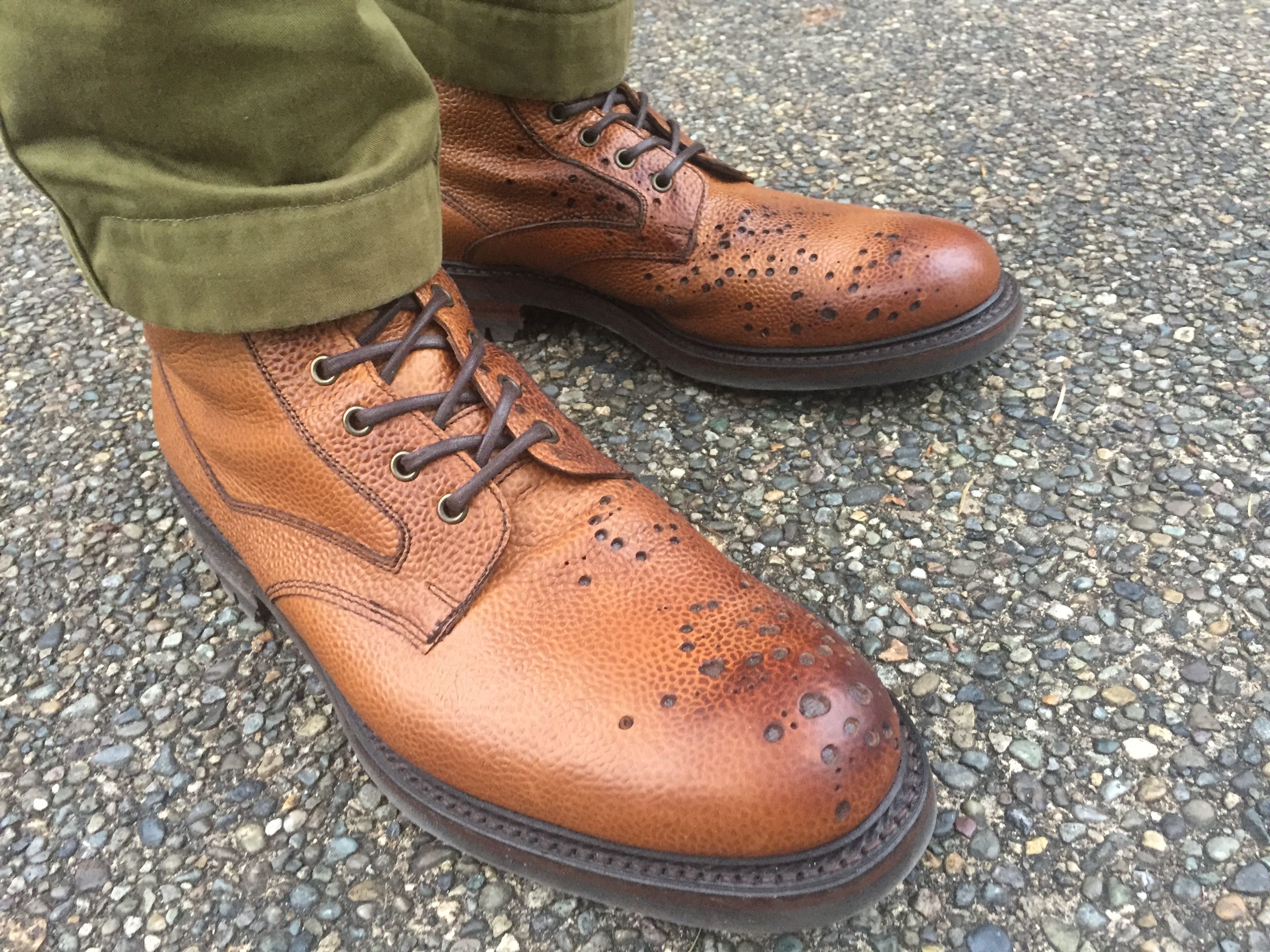 cheaney tiger moth boots
