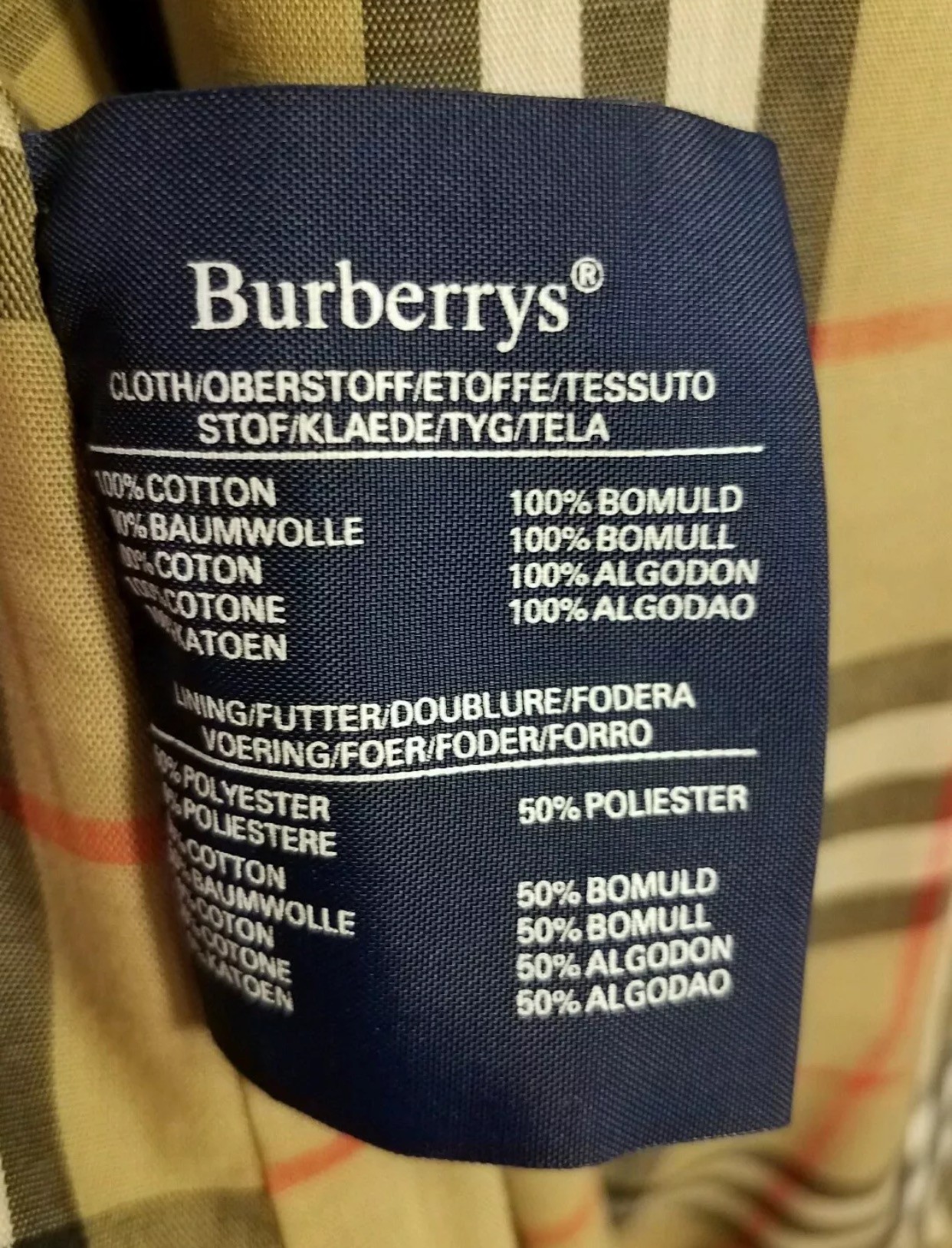 Vintage Burberry Trench, is it real?