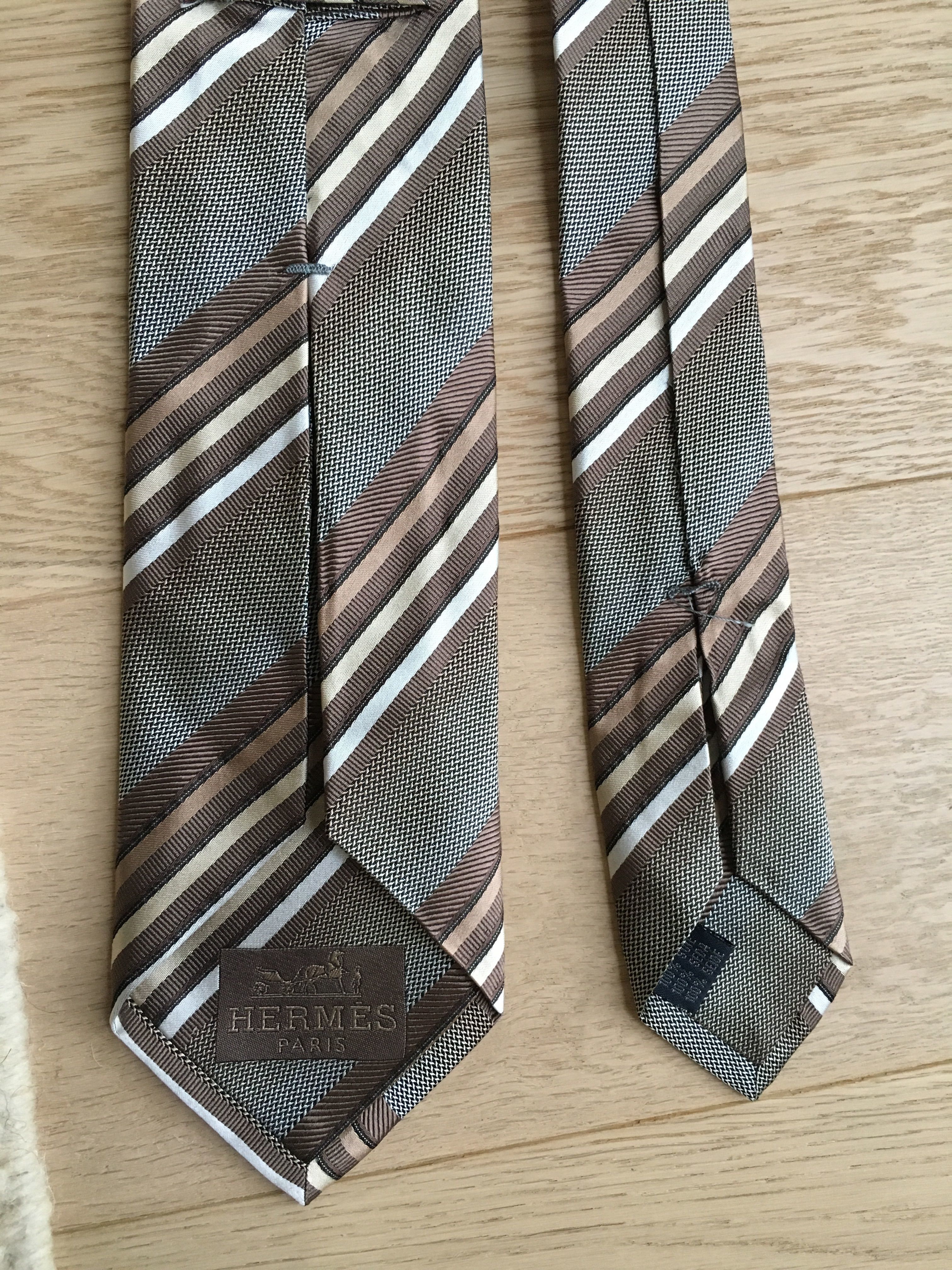 Is this Hermes and YSL tie real?