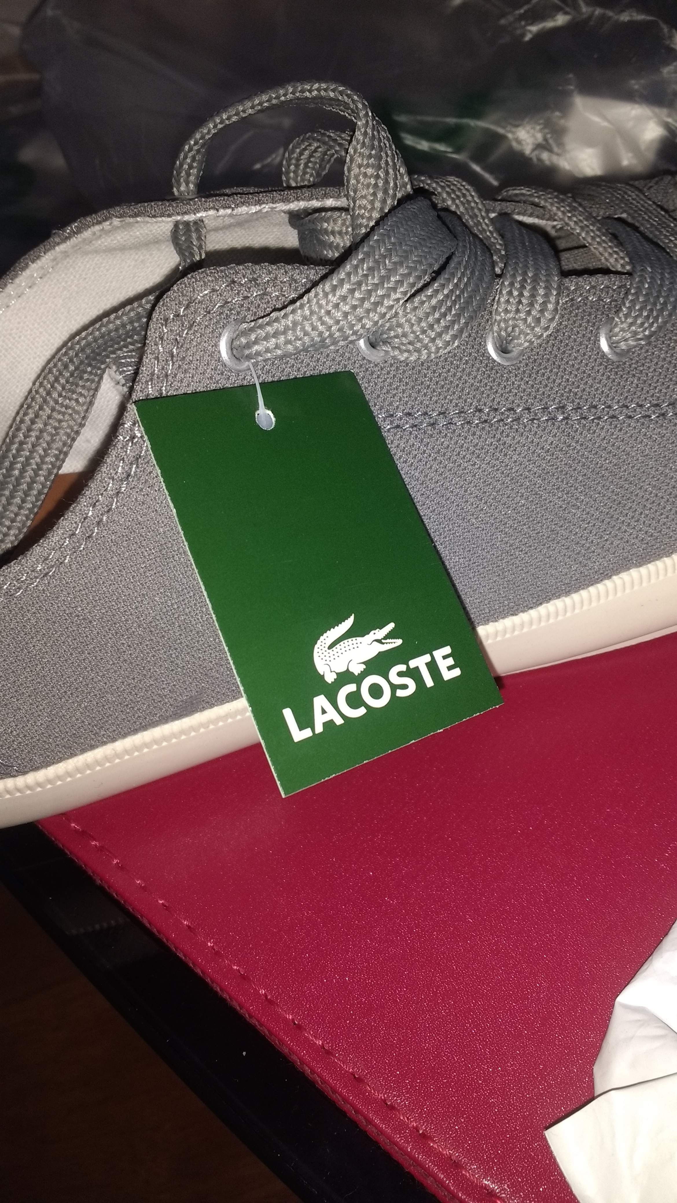 how to spot a fake lacoste shoes