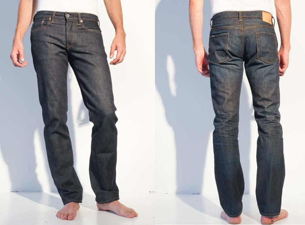 NEW $250 NSF Straight Leg Raw U.S.A. Made Japanese Selvedge Denim jeans ...