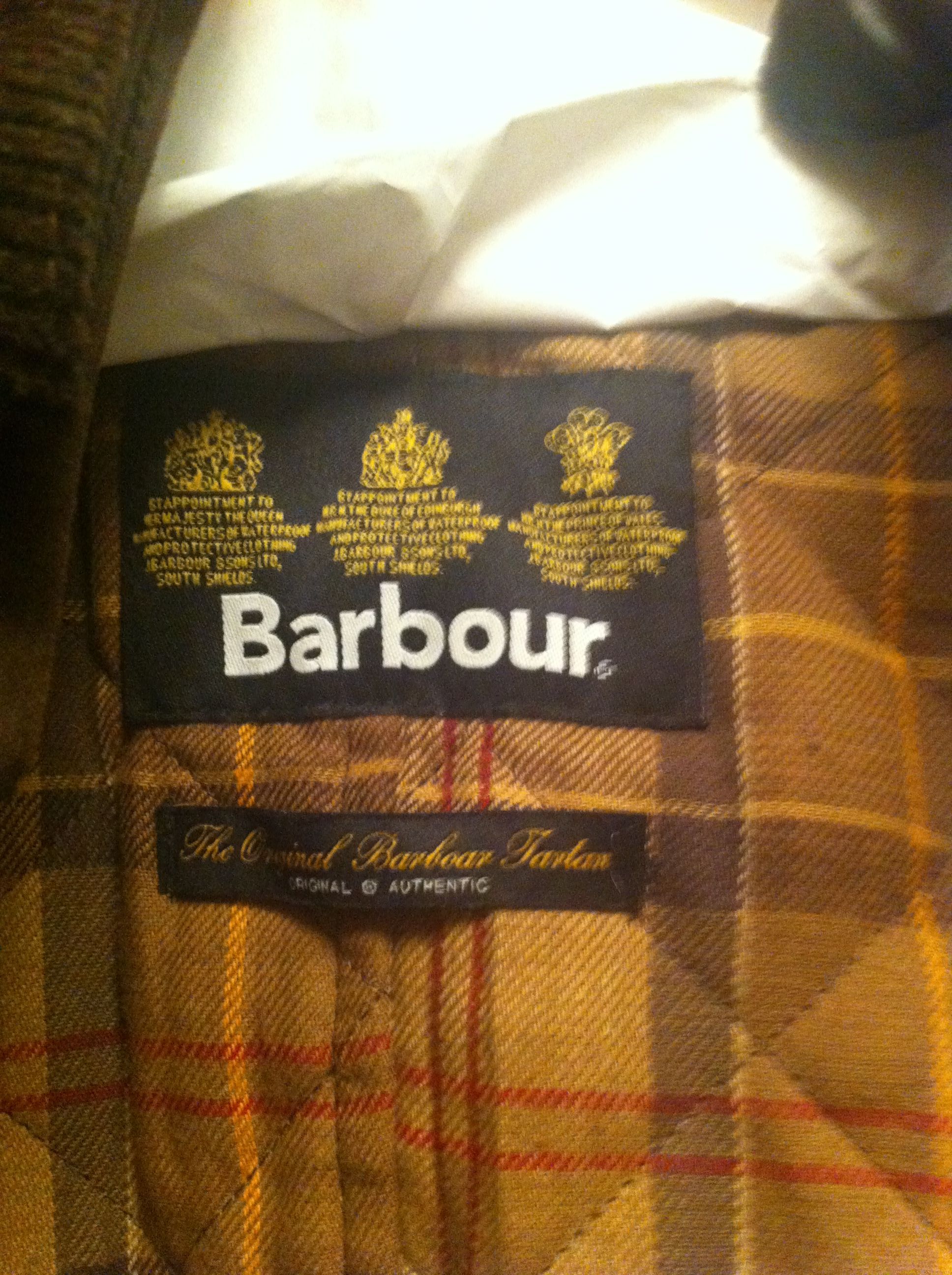 barbour outlet fake