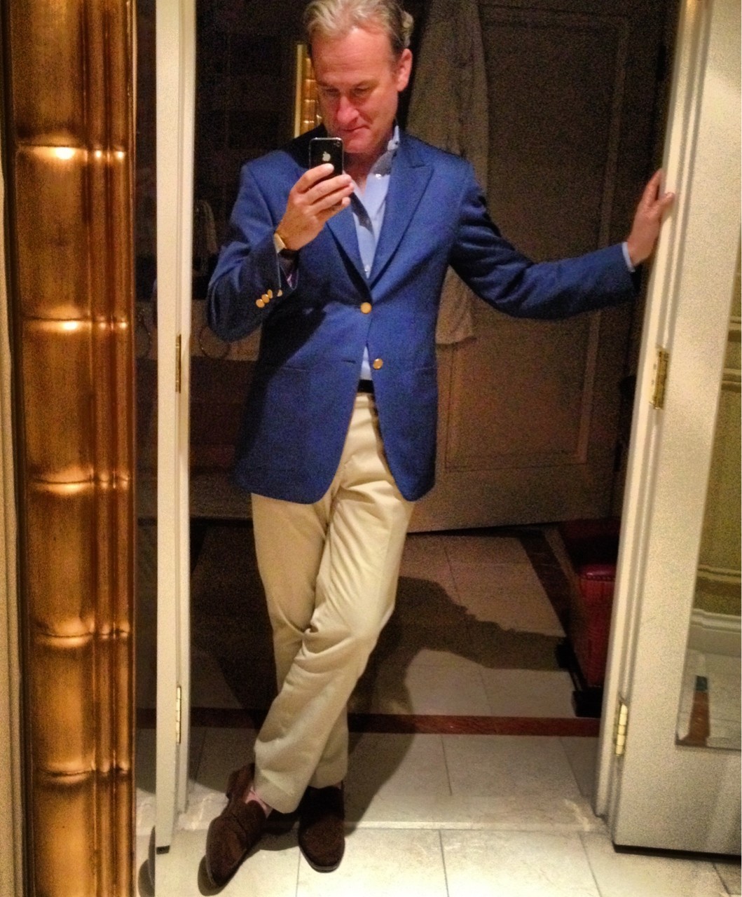 Peaked lapel blue blazer? | Styleforum