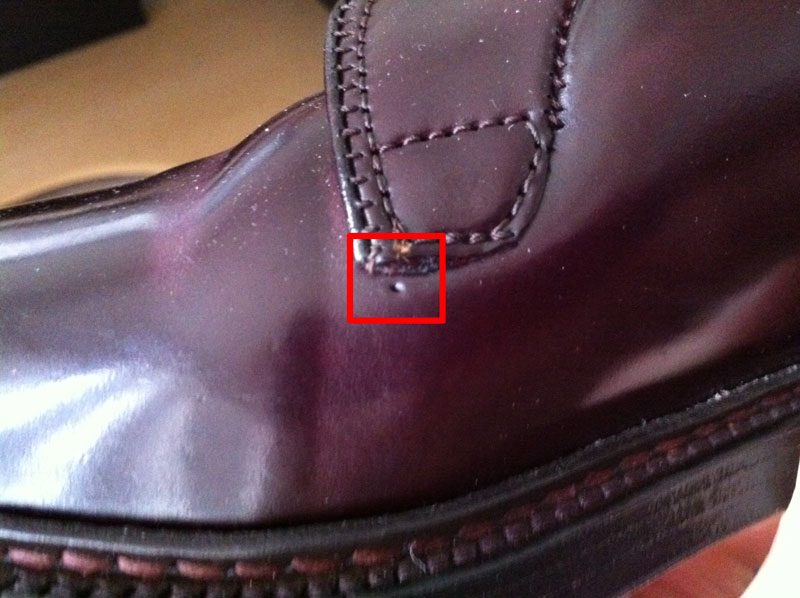Alden shell cordovan shoelace hole misalignment - is this normal? - Page 6