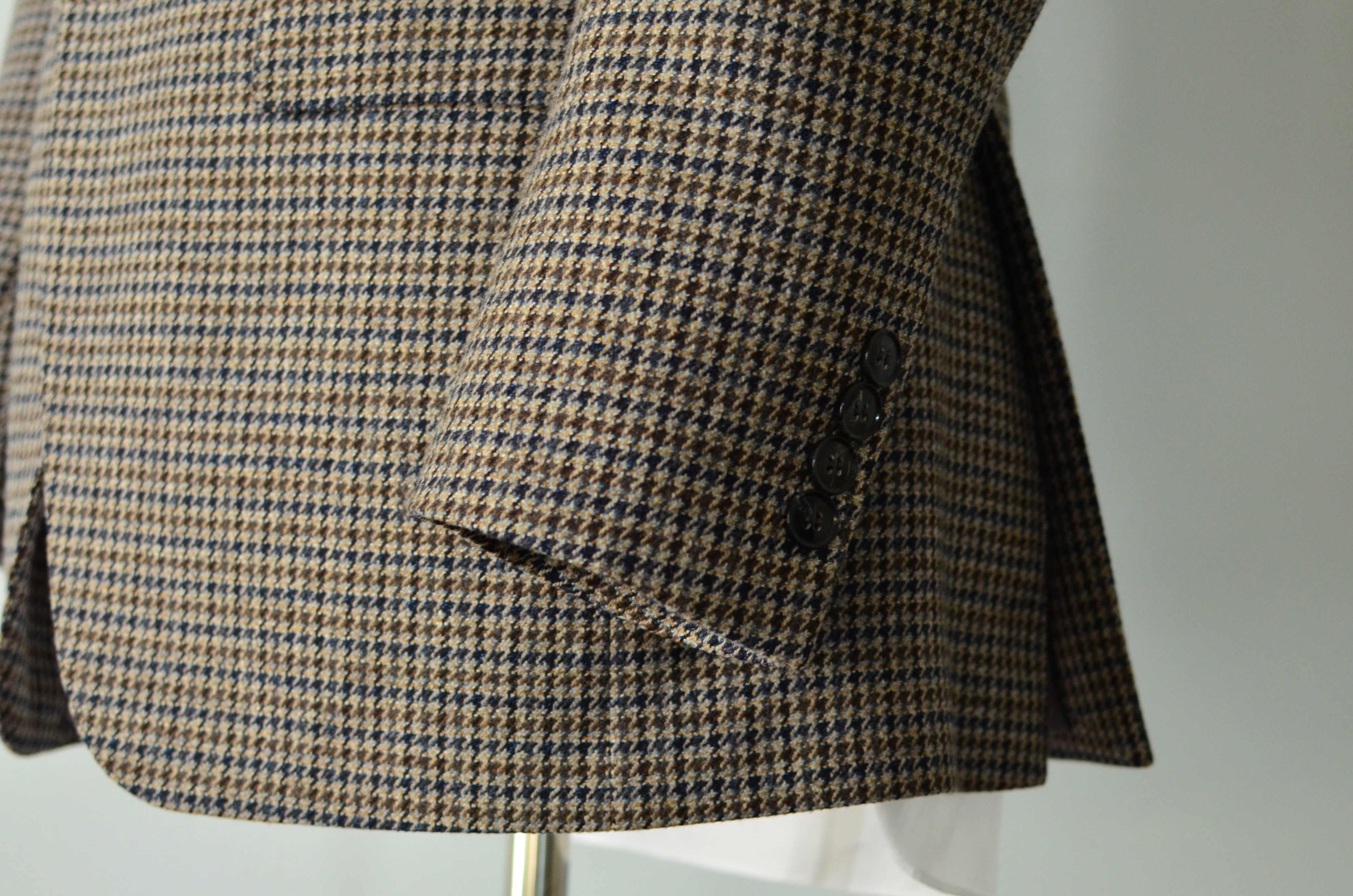 Phineas Cole - Houndstooth Plaid Wool Suit - 38 | Styleforum