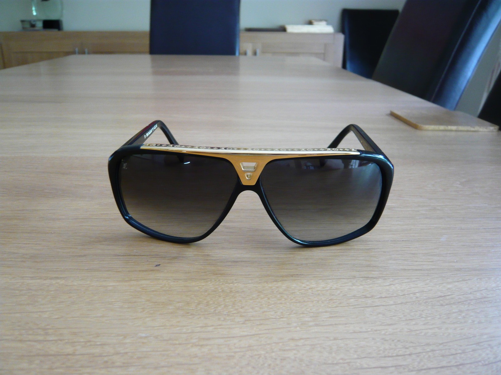 Louis Vuitton Black 2011 Evidence Sunglasses