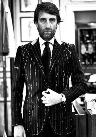 Men's Louis Vuitton Paris Tailor Made Suit 40US/UK 50IT Gray Wool Two  Button