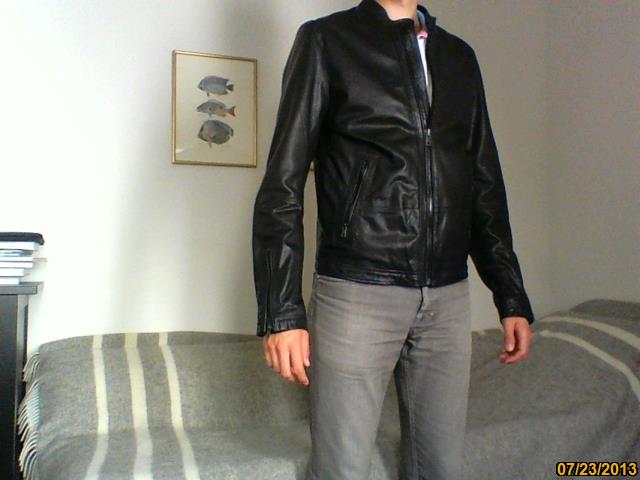 Is my leather jacket to big? | Styleforum