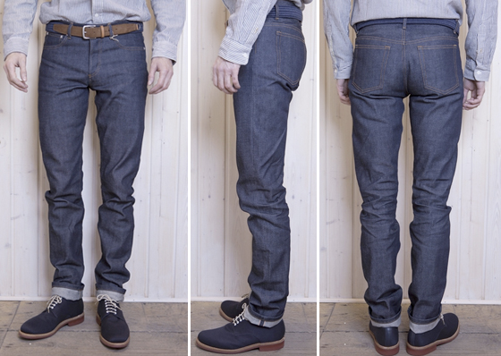high rise tapered jeans mens