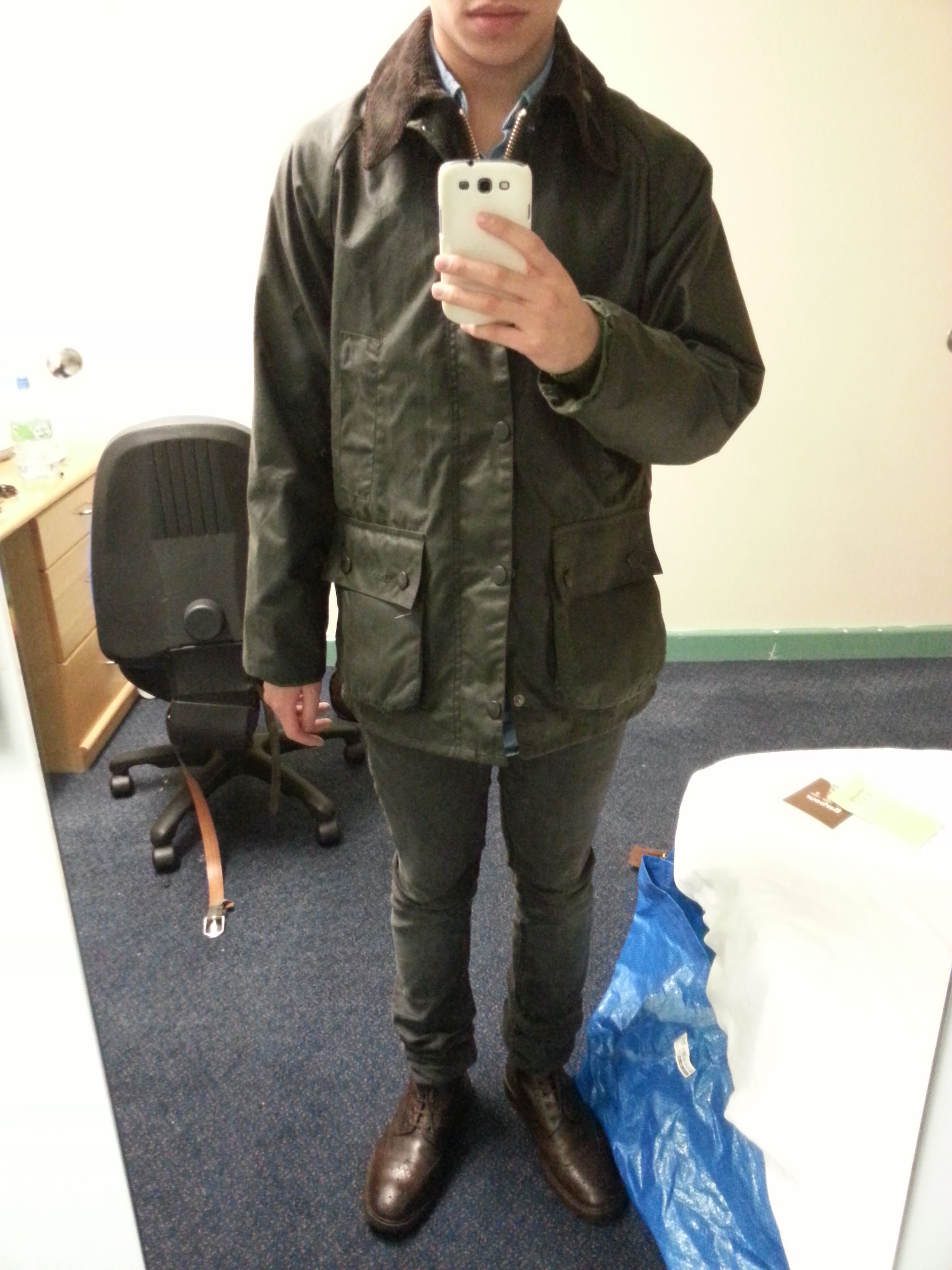 barbour ashby size