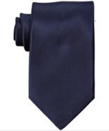 Ike Behar navy solid silk tie