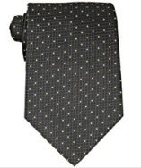 Gucci black dot grid 'Godwin' silk tie