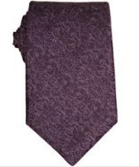 Elie Tahari purple floral jacquard silk tie