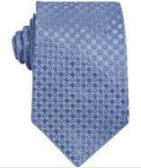 Ferragamo light blue square and gancio pattern 'Lerici' silk tie