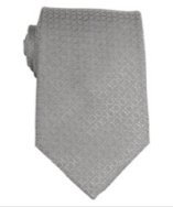 Ferragamo grey gancio jacquard silk tie