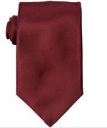 Ike Behar burgundy solid silk tie