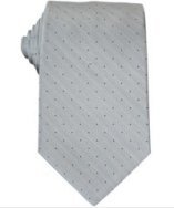 Elie Tahari light blue dot print silk tie