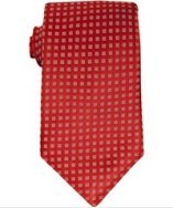 Ike Behar red square silk tie