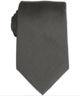 Michael Kors charcoal dashed micro stripe silk tie