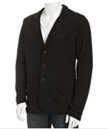 Gypsy 05 black cotton-modal jersey 'Jack' knit blazer