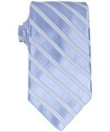 Ike Behar light blue striped silk tie