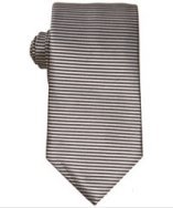 Theory charcoal stripe silk 'Roadster Wingham' skinny tie