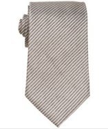 Theory light cement stripe silk 'Coupe Yaxley' tie