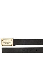 Dolce & Gabbana - 3CM WAXED CRUST CALF BELT