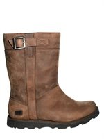 Ugg Australia - SMOOTH SHEEPSKIN BUCKLED BOOTS