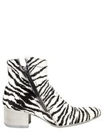 Bb Club - 50MM HORSEHIDE ZEBRA PRINT BOOTS