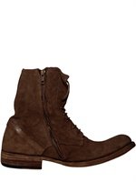 Officine Creative - LACE UP SUEDE BOOTS