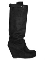 Rick Owens - 100MM MOHAWK WEDGED PULL-ON BOOTS