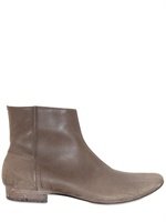 Maison Martin Margiela - SIDE ZIPPED CALF LOW BOOTS