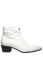 Tom Rebl - 50MM PRINTED PYTHON CALFSKIN BOOTS