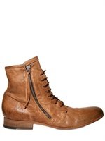 Bb Bruno Bordese Washed - SIDE ZIPPED CALFSKIN BOOTS