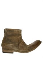 Shoto - WASHED ELKSKIN LOW BOOTS