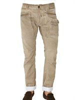 D&g - COTTON CANVAS CARGO TROUSERS