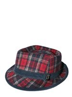 Galliano - TARTAN WOOL CLOTH HAT