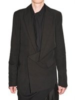 Damir Doma - COTTON CANVAS & LINEN UNEVEN JACKET