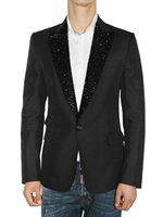 Dsquared - EMBROIDED REVERE SILK COTTON JACKET