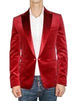 Dsquared - SATIN REVERE VELVET SLIM FIT JACKET