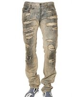 Galliano - 20,5CM DESTROYED DENIM JEANS