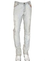 Tom Rebl - 18CM DESTROYED STRETCH DENIM JEANS