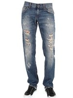 Dolce & Gabbana - 21 CM HEM SUPER DESTROYED JEANS